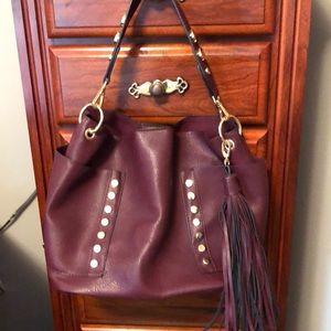 Like New!! Steve Madden burgundy hobo handbag